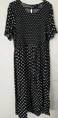 Elegantes Kleid von ZIZZI  schwarz-weiss Gr. L (46/48), Top Zustand 