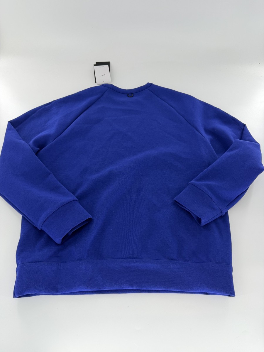Nike 24.7 ImpossiblySoft Crewneck Sweatshirt Blue HQ6964-455 Men's