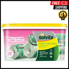 Solvite Paste the Wall, Ready to Roll, Wallcoverings Adhesive, Extra Strong, No
