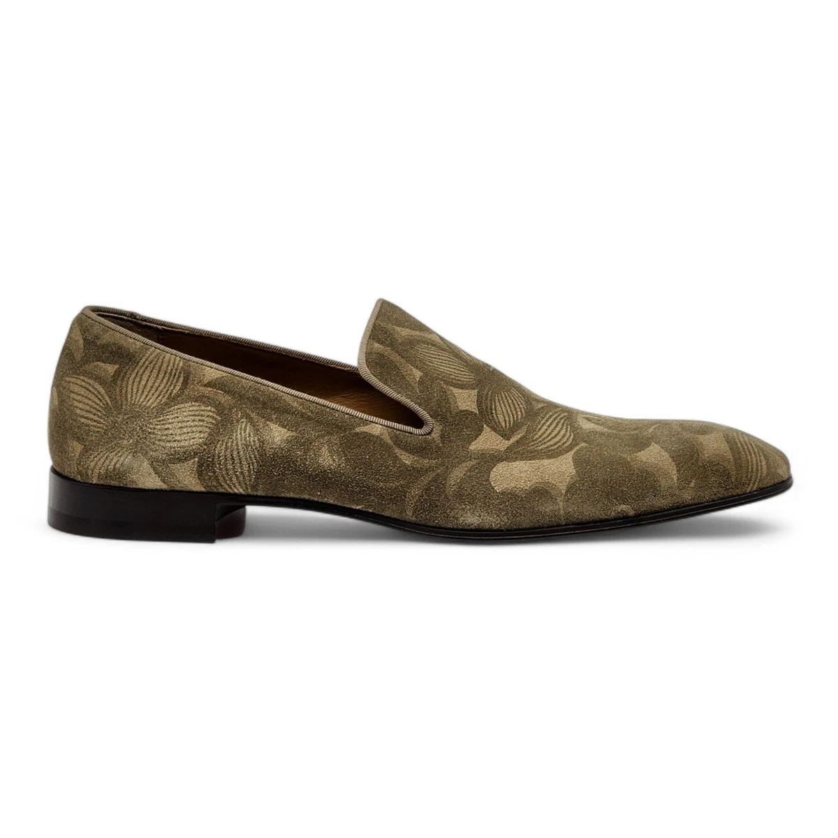 Handmade SHOES FORMEN 中古　言の葉の庭 Loafer Floral Suede Casual Shoes for Men for sale | eBay