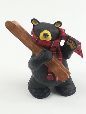 Al Pine Skiing Bear Foots Figure Snow Ski