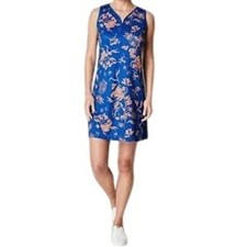J.Jill Fitzi P Floral Racerback Dress L Pockets