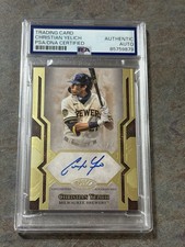 2021 Topps Tier One - Next Level Autographs Christian Yelich /25 Milwaukee