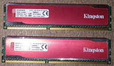 Kingston HyperX Red 8GB 2x4GB RAM PC3-12800 DDR3-1600 SDRAM KHX16C9B1RK2/8X