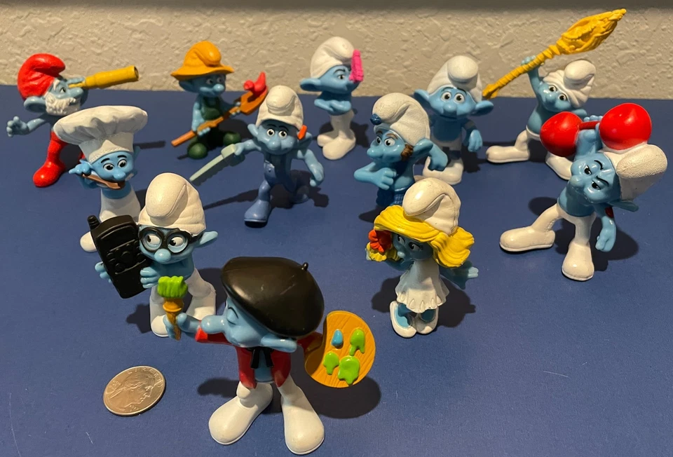 The Smurfs 2011 McDonald's Happy Meal Toys NEW or USED Peyo - Image 2 of 4