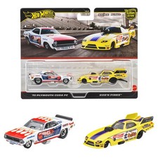Mattel (MATTEL) JBL01 Hot Wheels Premium 2-Pack ’72 Plymouth Cuda FC/Rob n’