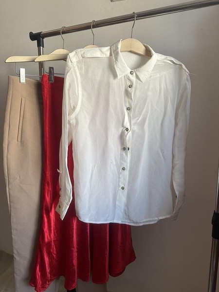 Women AllSaints Shirt White Viscose S