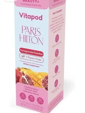 Paris Hilton Vitapod POMEGRANATE PARADISE Beauty + 7 pods Zero Sugar