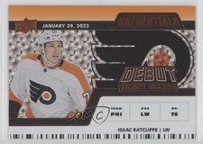 2022 Credentials Debut Ticket Access Horizontal Orange /149 Isaac Ratcliffe 1q2