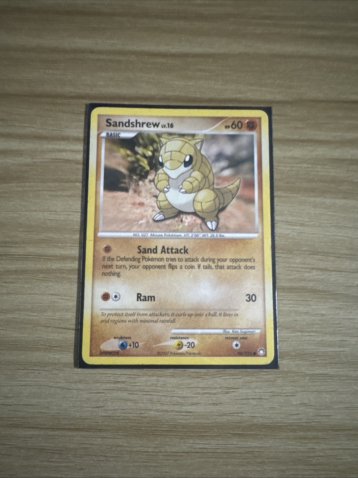 Sandshrew 96/123 Mysterious Treasures Regular