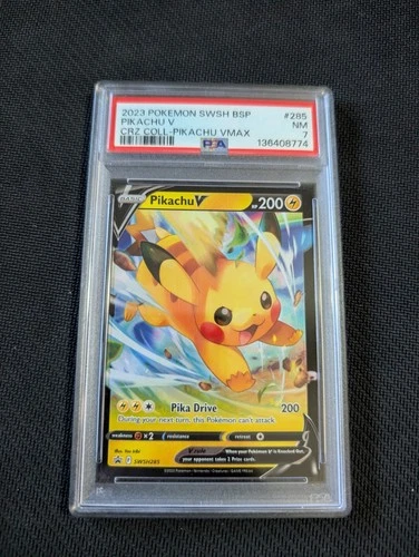 Pikachu 285 PSA 7 Graded Pokemon Card Swsh Promo