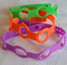 Silicone Baby Pacifier Toy Clip. Set Of 3