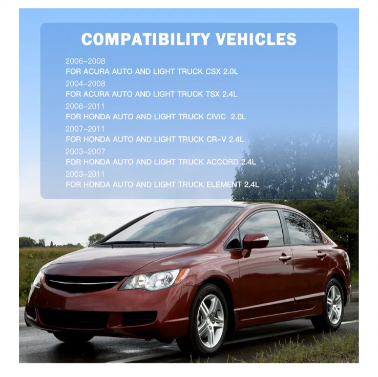 Alternator For Honda Accord 2003 2004 2005-2007 Element 2003-2011 2.4L 13980 - Image 2 of 4