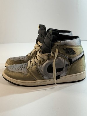 Nike Air Jordan 1 High Switch DO8727-200 Beige Gold Black Men Size 11