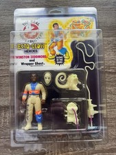 Product Image: VINTAGE UNPUNCHED Kenner Real Ghostbusters ECTO GLOW Winston Zeddmore MOC Figure