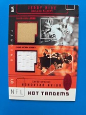 2002 Fleer Hot Prospects - Brian Urlacher Jerry Rice #JR-BU