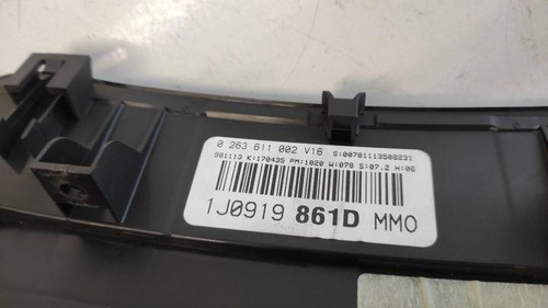 VW BORA 1J2 Kombiinstrument 0263611002 1J0919861D 1.90 Diesel 50kw 17888424