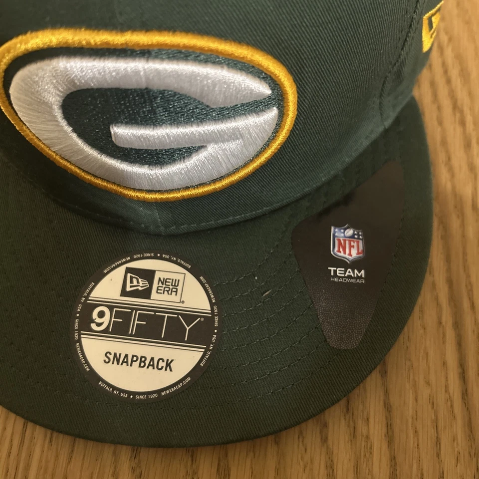 Sombrero ajustable Green Bay Packers New Era 9Fifty SnapBack color verde Foto 3 de 4