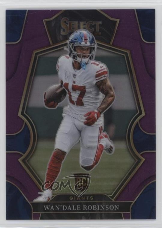 2022 Panini Select Premier Level Purple Prizm /75 Wan'Dale Robinson Rookie RC