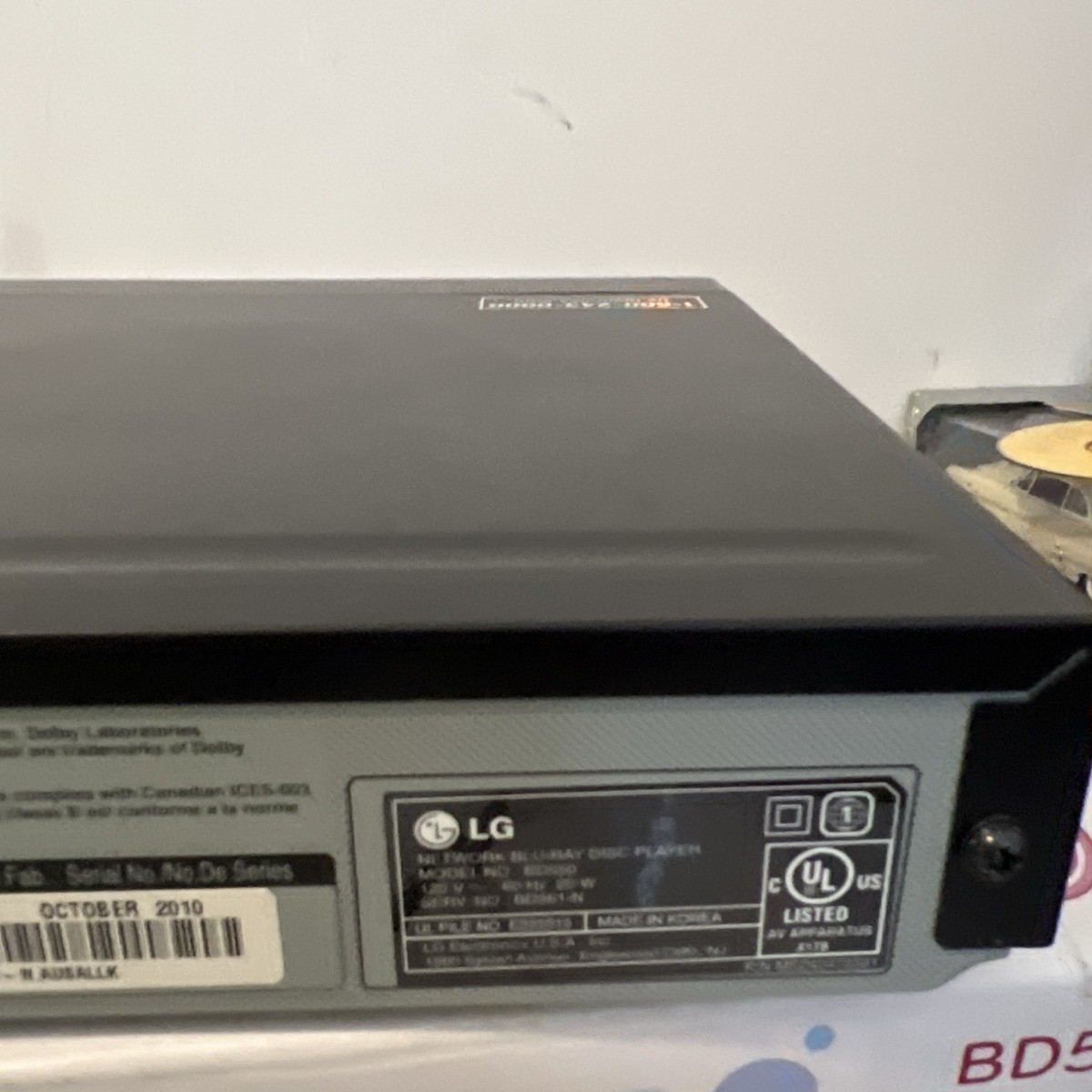 LG BD550 Blu-Ray Player for sale online | eBay