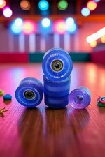 8 Roller Skates Wheels And Toe Stop Replacement .