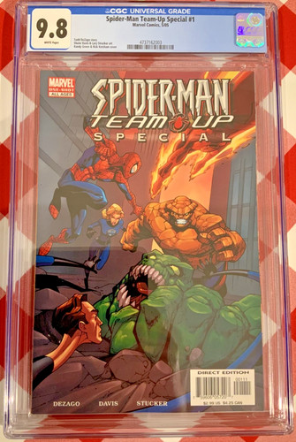 SPIDERMAN TEAM-UP SPECIAL #1 CGC 9.8 WP ONE SHOT 2005 HIGHEST GRADE FANTASTIC 4