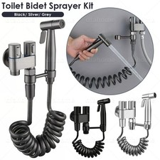 US Toilet Shattaf Adapter Hose Bidet Spray Stainless Steel Handheld Shower Head
