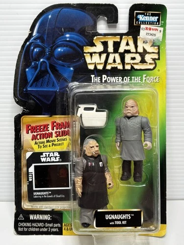 Star Wars Power of the Force Ugnaughts and Tools Kenner #69613 Damaged Card
