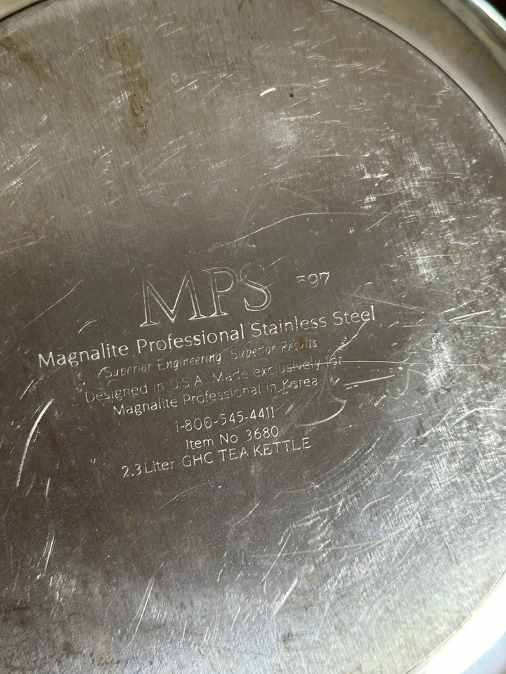 Vintage Magnalite Professional Stainless Steel GHC Tea Kettle - 2.3 L-Item 3680 - Image 2 of 4