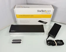 StarTech Triple Video Laptop Docking Station Model USB3DOCKH2DP USB 3.0 To HDMI