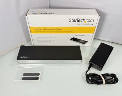 StarTech Triple Video Laptop Docking Station Model USB3DOCKH2DP USB 3.0 To HDMI