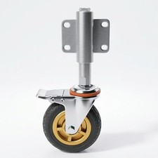 4 inch Spring Loaded gate Wheel,Heavy Duty Swivel gate Caster Wheels with Uni...