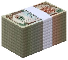 Afghanistan 500 Afghanis, 1990 (SH1369), P-60b, UNC X 1000 PCS Brick