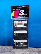 Vintage New 3 Pack GEMINI Multi-Purpose 60 Min. Audio Cassettes Low Noise 1992