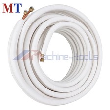 1/4" - 3/8" Dia. White Install Kit For Mini Split Heat Pump Systems 50 Feet