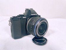 OLYMPUS OM-D E-M5 Digital Camera Body BLACK tested used No Battery Japan