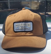 Quiksilver Trucker Hat Brown Black Mesh Snapback OSFM Surf Skate Cap NWT