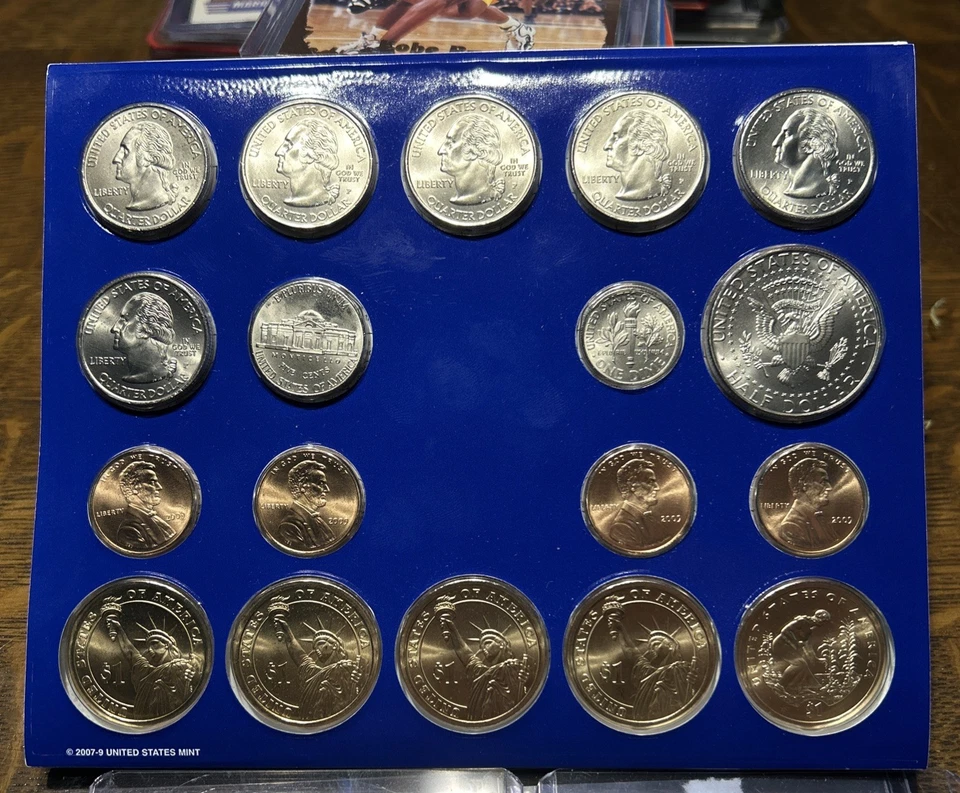 Juego de monedas sin circular 2009-P Estados Unidos Mint - 18 monedas - OGP - CERTIFICADO DE AUTENTICIDAD Foto 2 de 3