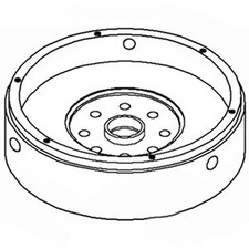 Flywheel With Ring Gear Fits Massey Ferguson 390t 4255 393 4243 398 4245 390