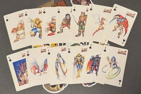 Capcom Playing Cards Famicom Magazine Rock Man Street Fighter 1993 Japan Import