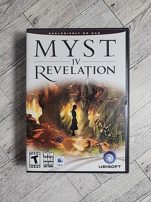 Myst IV 4 Revelation (PC/MAC 2004) Win Mac Ubisoft Video Game DVD-ROM