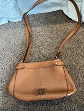 Vintage LIZ CLAIBORNE Small Crossbody Purse Bag Brown