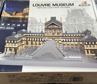 Louvre Museum Paris - Klemmbausteine Mikro - 3377 Teile - Neu In Der Ovp