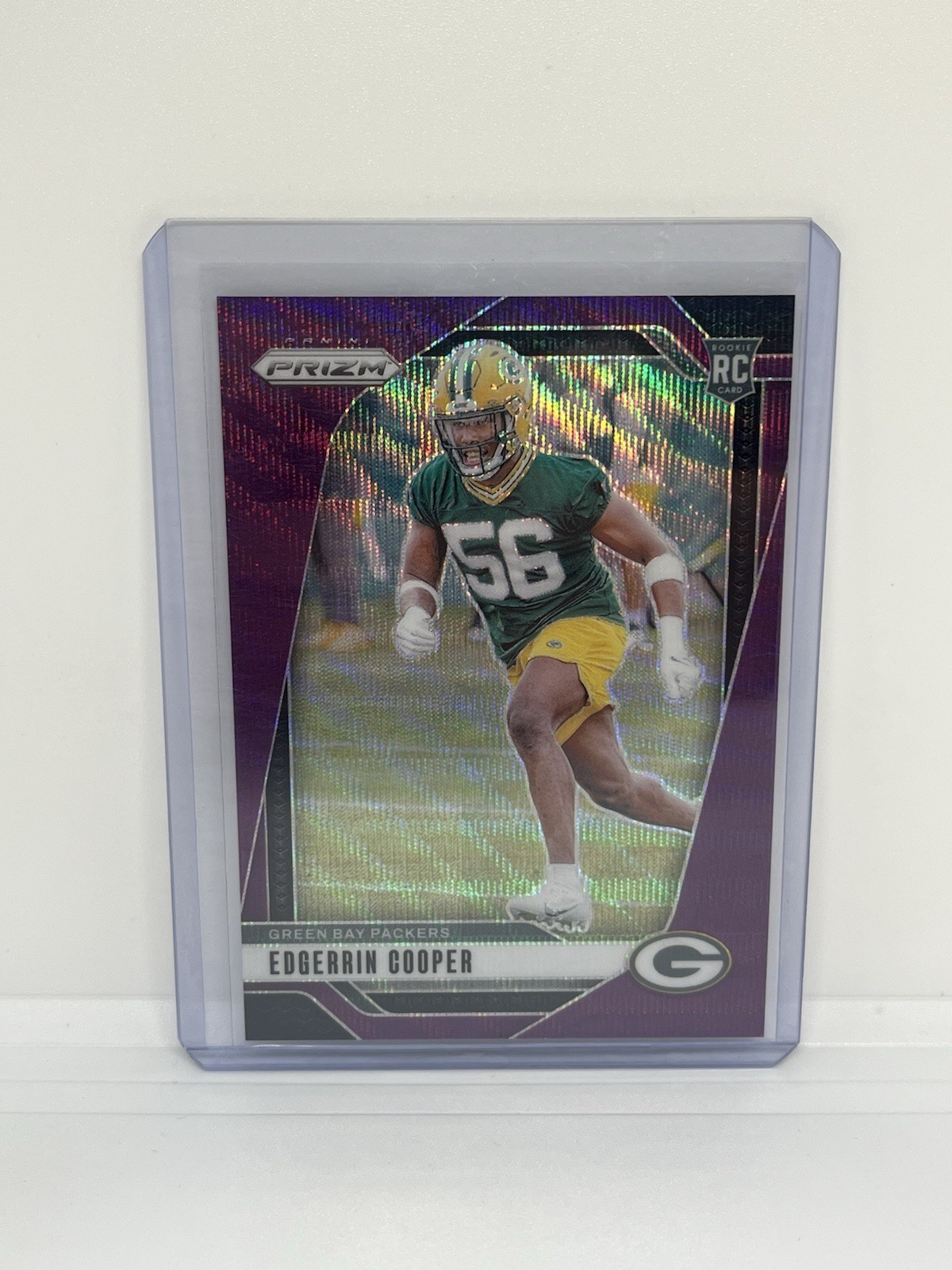 2024 Panini Prizm - Rookies Edgerrin Cooper #331 Purple Wave Prizm /99 (RC)
