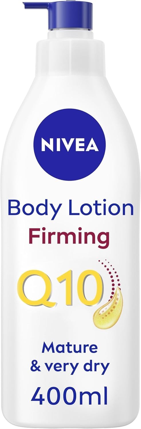 NIVEA Q10 60+ Mature Skin Body Lotion 400ml, Nourishing Firming Cream UK