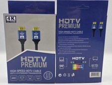 HDTV Premium High Speed HDMI Cable designed for 4K UHD transmission