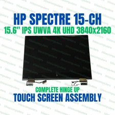 HP Spectre x360 15-ch011dx 15.6" OEM 4K UHD LCD Touch Screen Complete Assembly