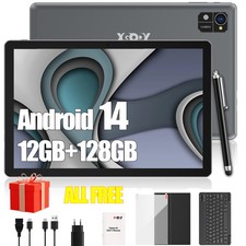 2026 Neu Tablet PC Android 14 Tablet 12GB + 128GB 5G WiFi 4-Core 7000mah 1080P