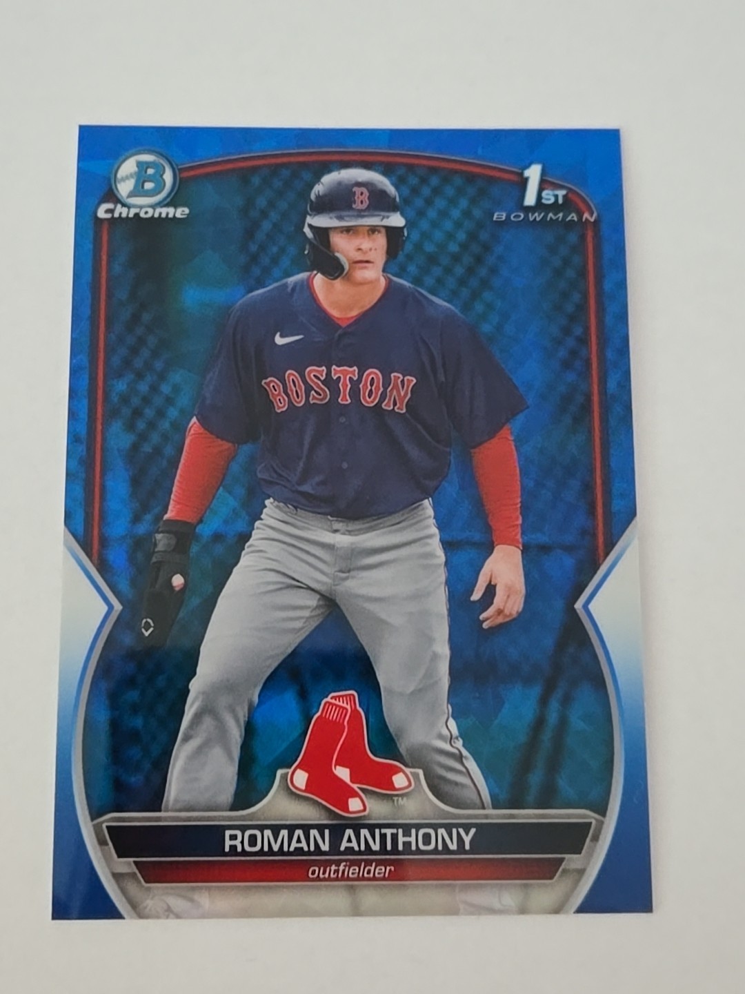 Roman Anthony 1st Bowman 2023 Bowman Sapphire Edition Chrome Prospects #BCP-71