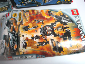 4 boxes of LEGO Technic pieces & instructions #'s 8238, 8222,8241 & 8523 Lot